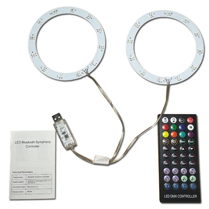Premium PS5 LED RGB Light Strip Kit for PS5 Disc & Digital Edition - Customizable Gaming Room Decor with App & Remote Control - Perfect for Gaming Setups, Streaming & Home Theater Lighting