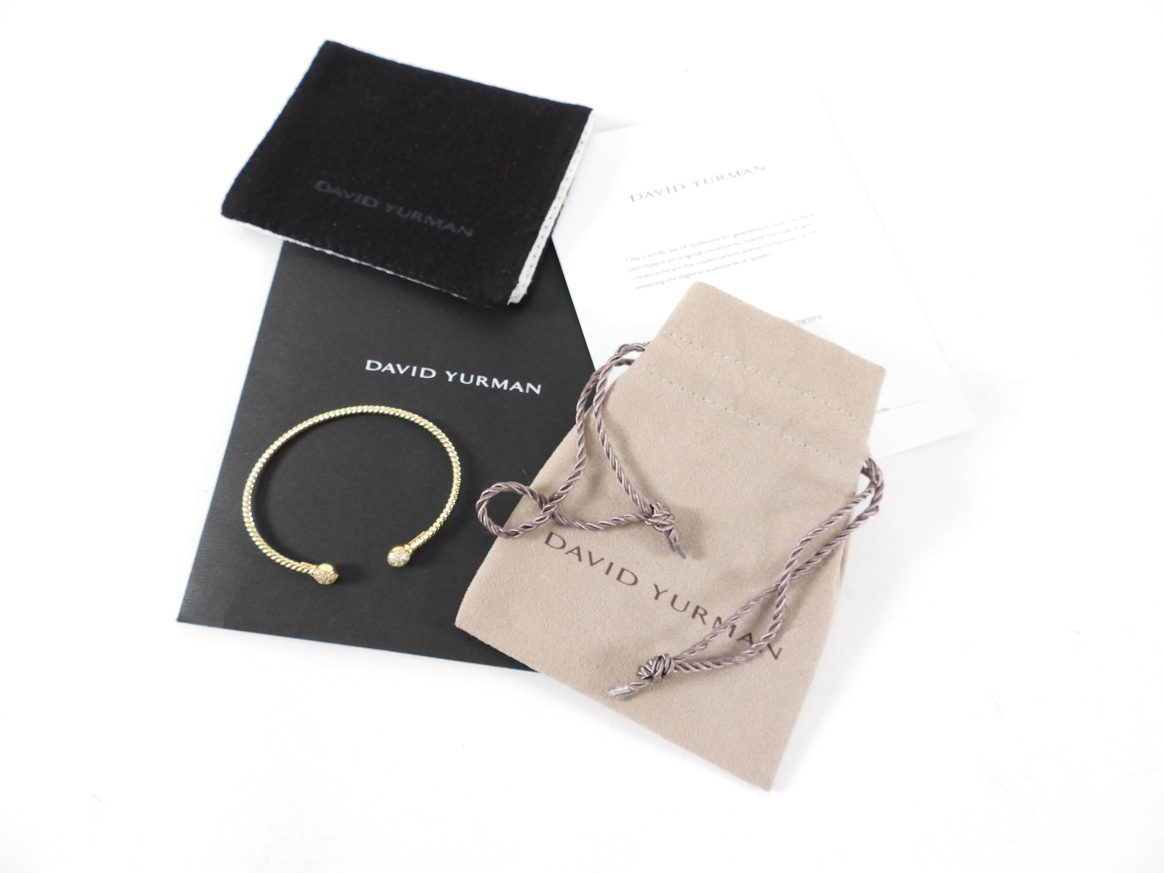 David Yurman 18k Gold Diamond Petite Solari Bead Bracelet for Women - Elegant Luxury Jewelry Gift for Anniversary, Birthday & Special Occasions