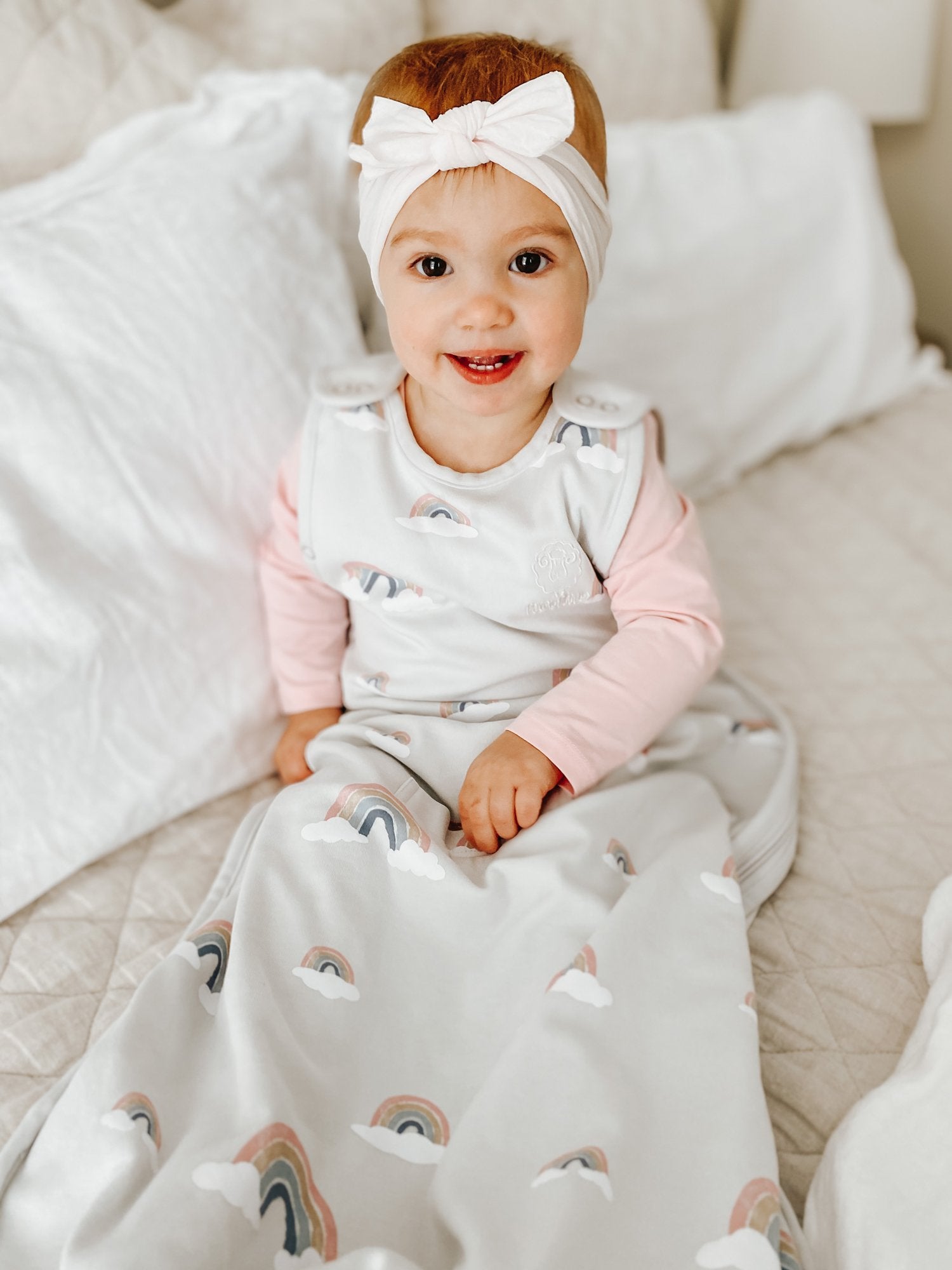 4 Season Ultimate Toddler Sleep Bag - Merino Wool & Organic Cotton for Babies 2-4 Years - Rainbow Color - Perfect for Nursery, Daycare & Travel