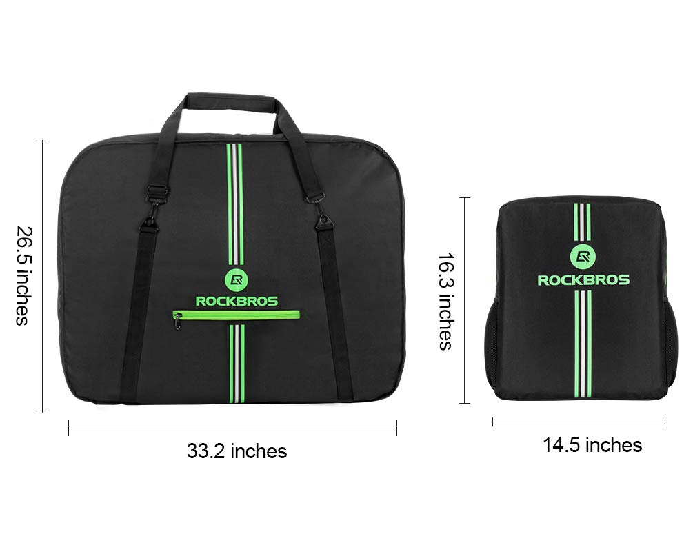 ROCKBROS 16-20 Inch Bike Travel Bag - Airline Approved Bicycle Carrying Case for Air Travel | Perfect for Cycling Trips, Bike Transport & Storage