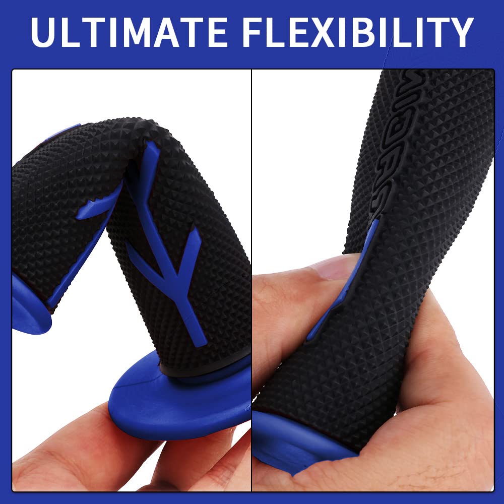 JFG RACING Dirt Bike Handlebar Grips & Cross Bar Pad Kit - 7.87
