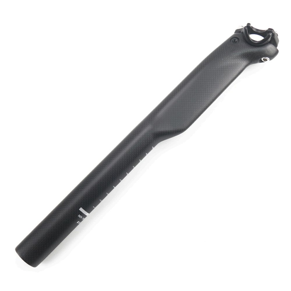 RXL SL Full Carbon Fiber Bicycle Seatpost - 3K Matte/Glossy Finish, 27.2/30.8/31.6mm Diameter, 25mm Offset for Road & MTB Bikes | Lightweight Cycling Upgrade for Racing & Commuting
