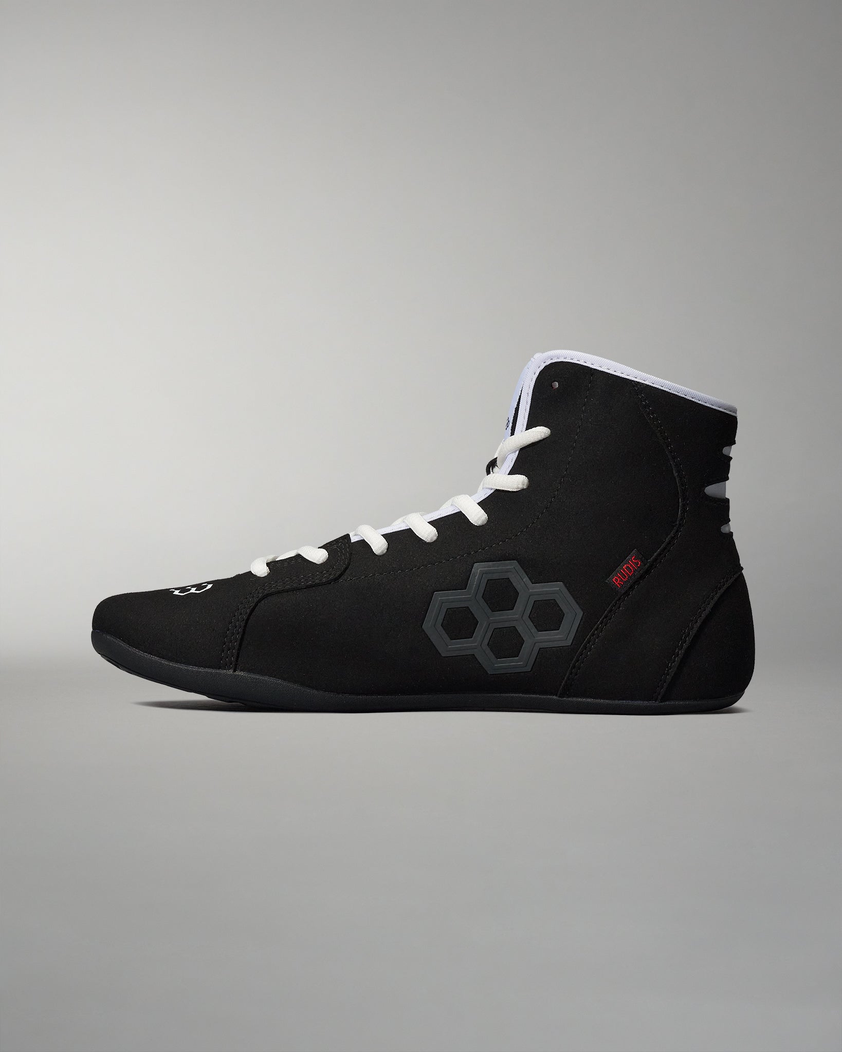 RUDIS International Adult Wrestling Shoes - Black | High-Performance Wrestling Footwear for Men & Women | Ideal for Training, Matches & Competitions