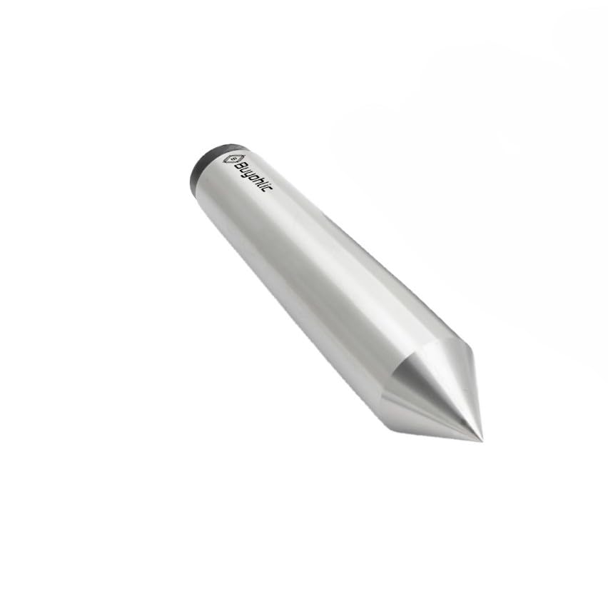 High-Quality 60 Degree Dead Center MT2 Shank - Hardened & Ground Lathe Drill, Mill, Grinder Tool for Metalworking | Perfect for Machining, Turning, and Precision Engineering Projects