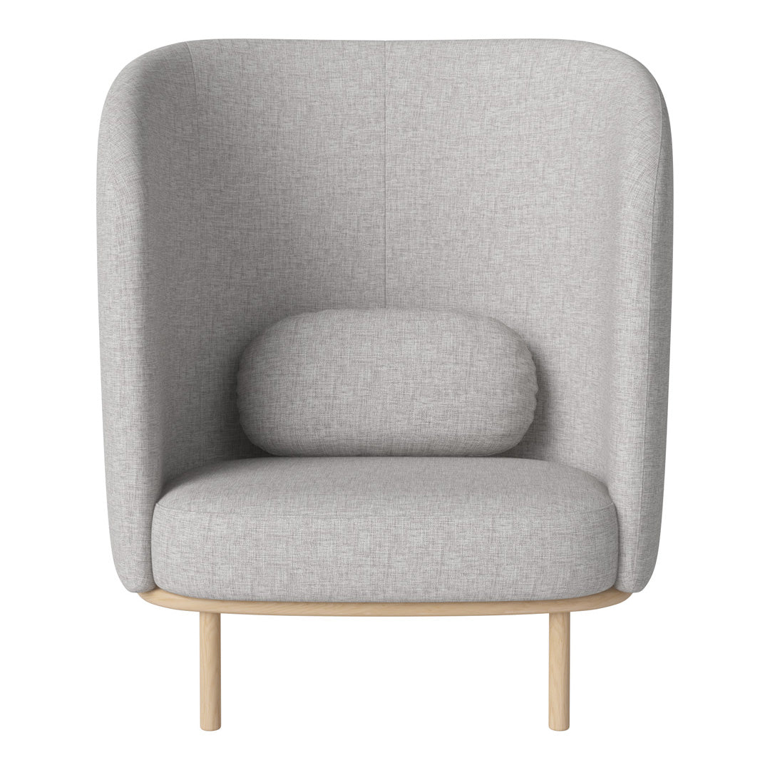 Fuuga Modern Nesting Armchair Set of 2 - Space Saving Stackable Lounge Chairs for Small Living Room, Bedroom or Office - Comfortable Accent Seating for Home Decor