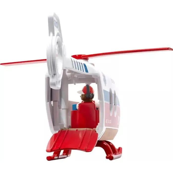 Brio Rescue Helicopter Toy - High-Quality Wooden Helicopter for Kids, Perfect for Imaginative Play & Emergency Rescue Role-Playing Scenarios