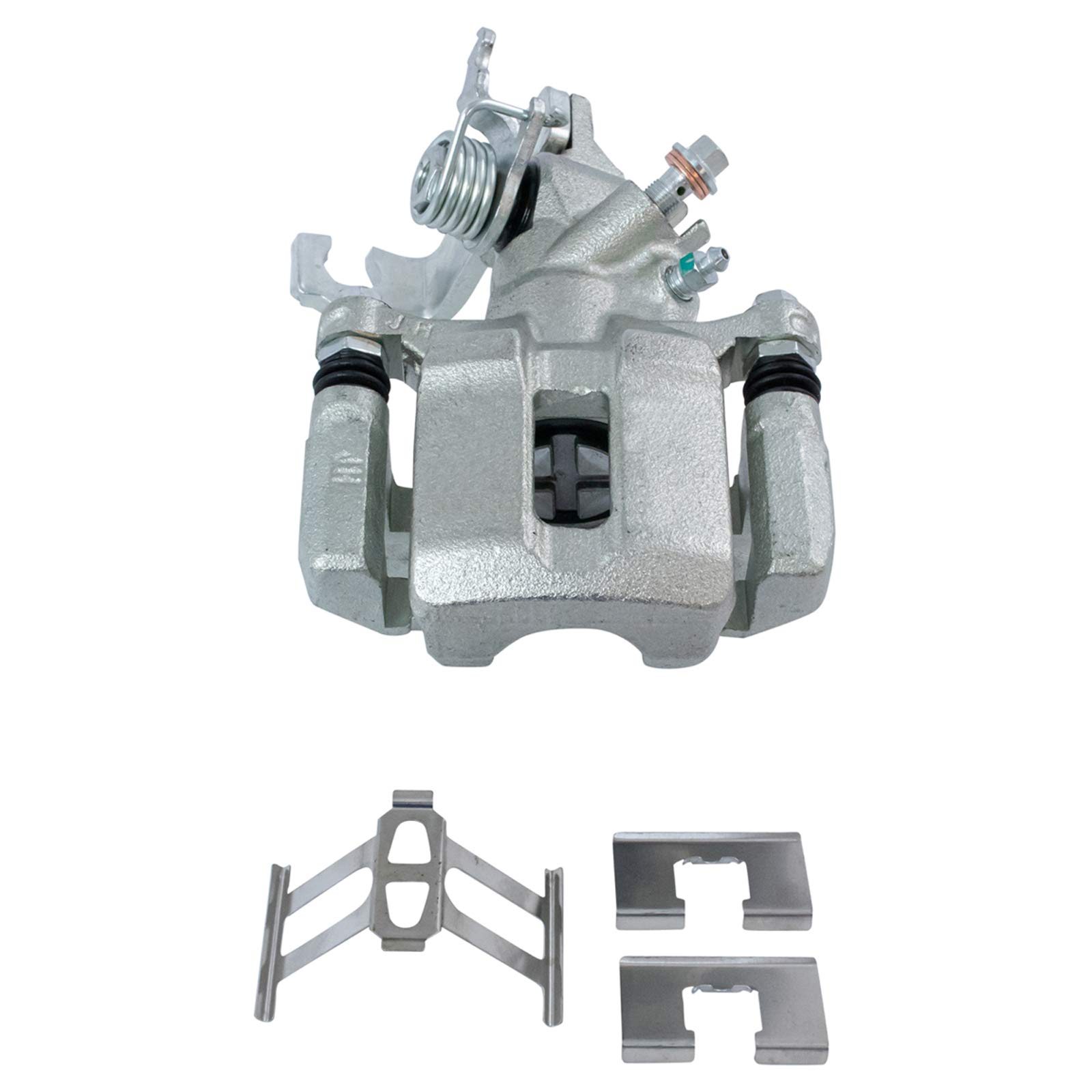 Premium TRQ Rear Brake Pad & Rotor Kit with Ceramic G-Coated Brake Pads - Compatible with 2004-2008 Acura TSX & 2003-2007 Honda Accord - Perfect for City Driving & Highway Commuting