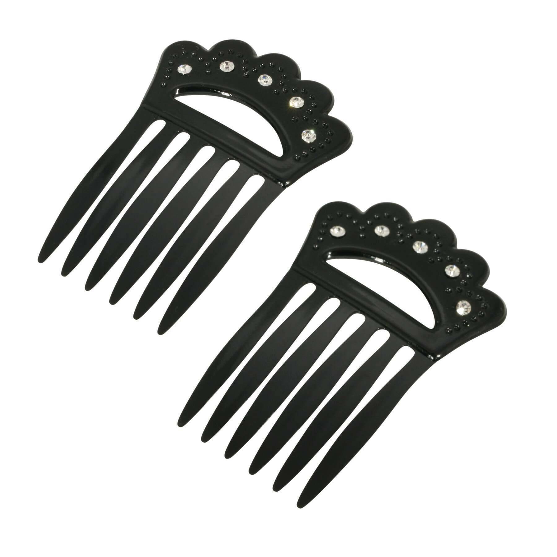 Vintage 1928 Jewelry Classic Double Hair Comb Pins - Elegant Bridal Hair Accessories for Weddings, Proms & Special Occasions