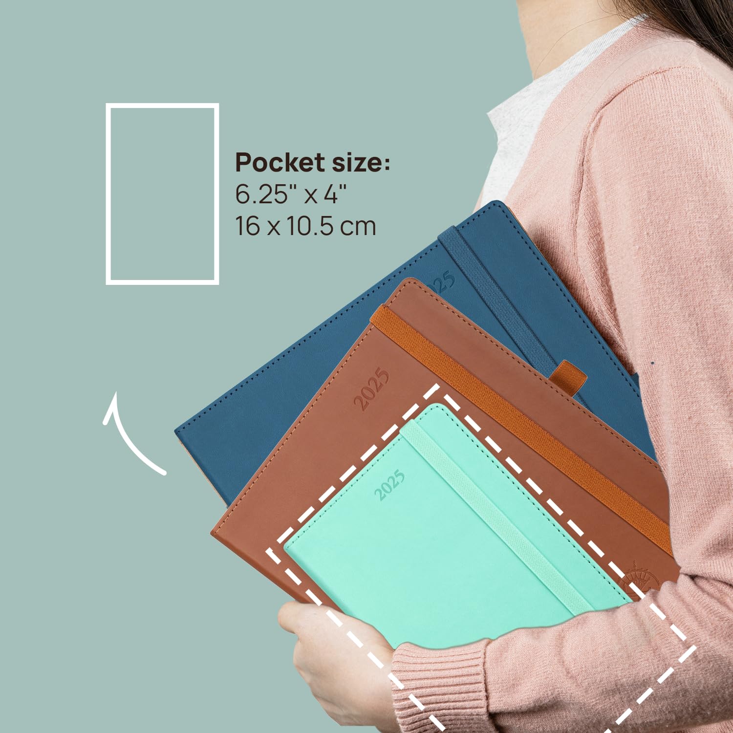 POPRUN 2024-2025 18-Month Planner (July 2024-December 2025) - Pocket-Sized 4