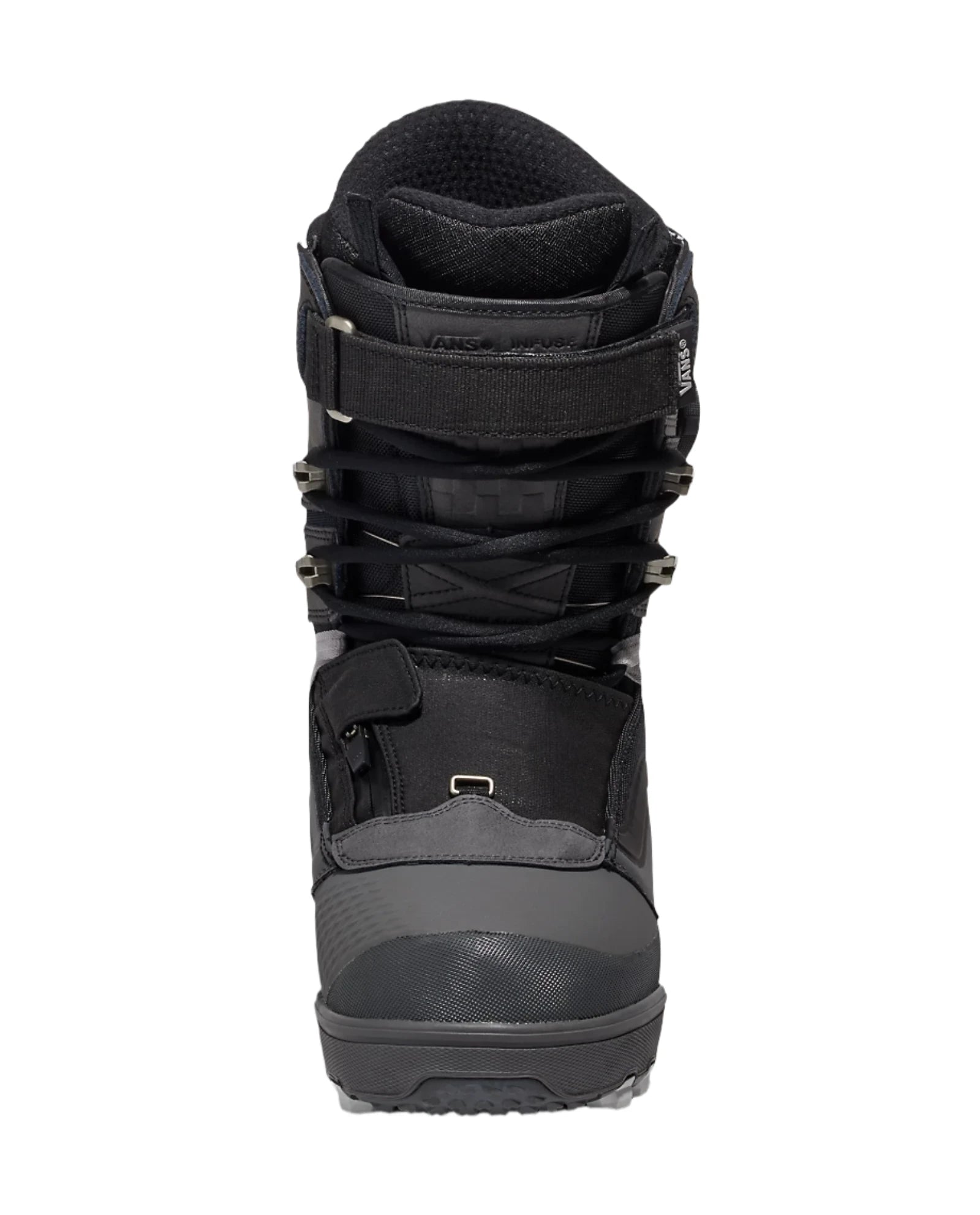VANS Infuse Snowboard Boots for Men & Women - Black/Pewter (2025 Model) - Lightweight & Comfortable for All-Mountain & Freestyle Riding