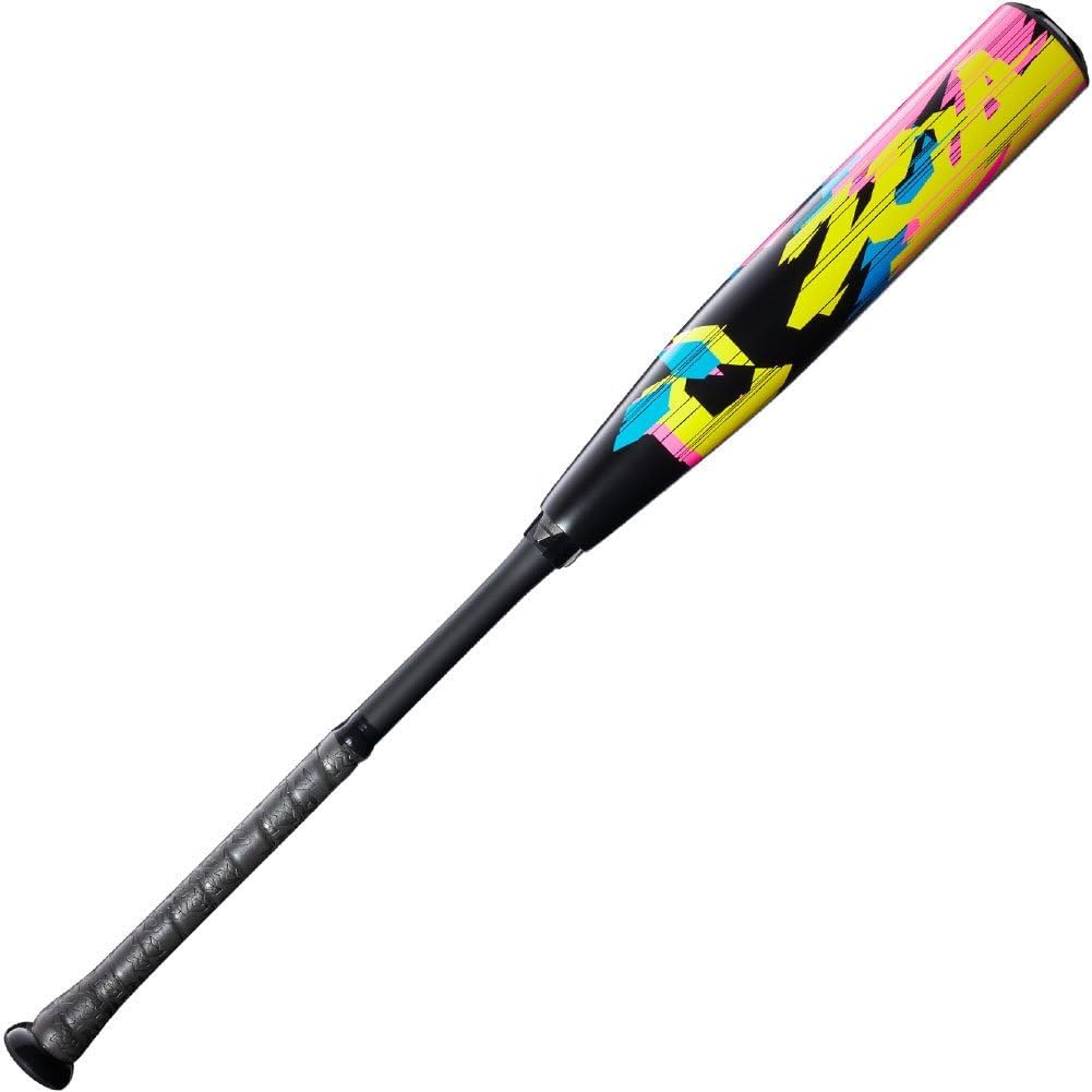 2022 DeMarini Zoa Glitch USSSA Baseball Bat - Multi-Colored Design for Power Hitting | Perfect for League Games, Tournaments & Training Sessions