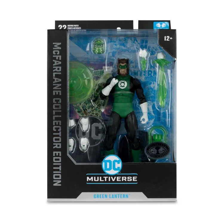 Green Lantern Platinum Chase Figure - DC Multiverse Collector Edition - Green Lantern Corps Action Figure for Display & Collecting | Perfect for Comic Fans, Superhero Decor & Gift Giving