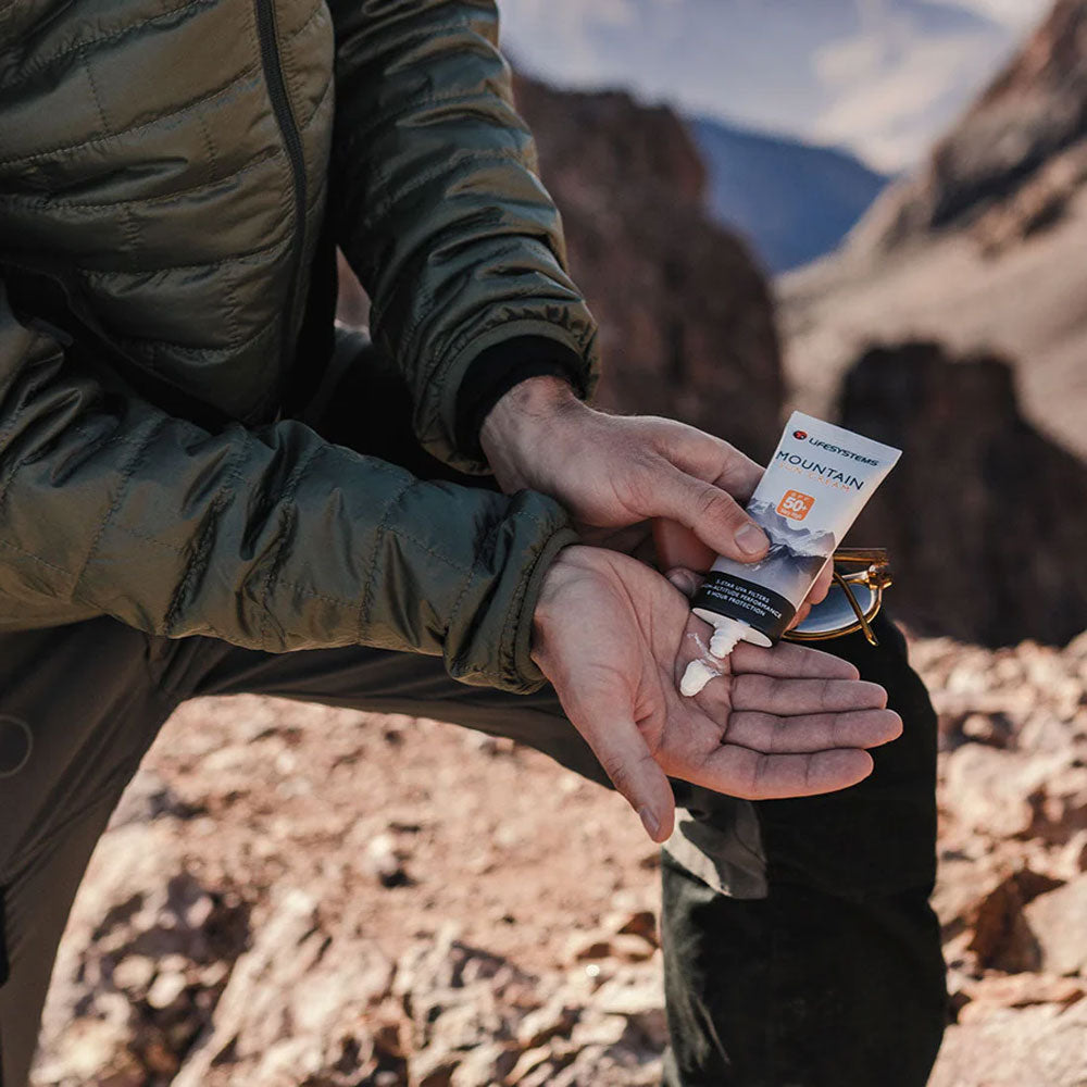 Lifesystems Mountain Sun Cream SPF50+ 50ml - High Protection Sunscreen for Outdoor Activities, Hiking & Climbing