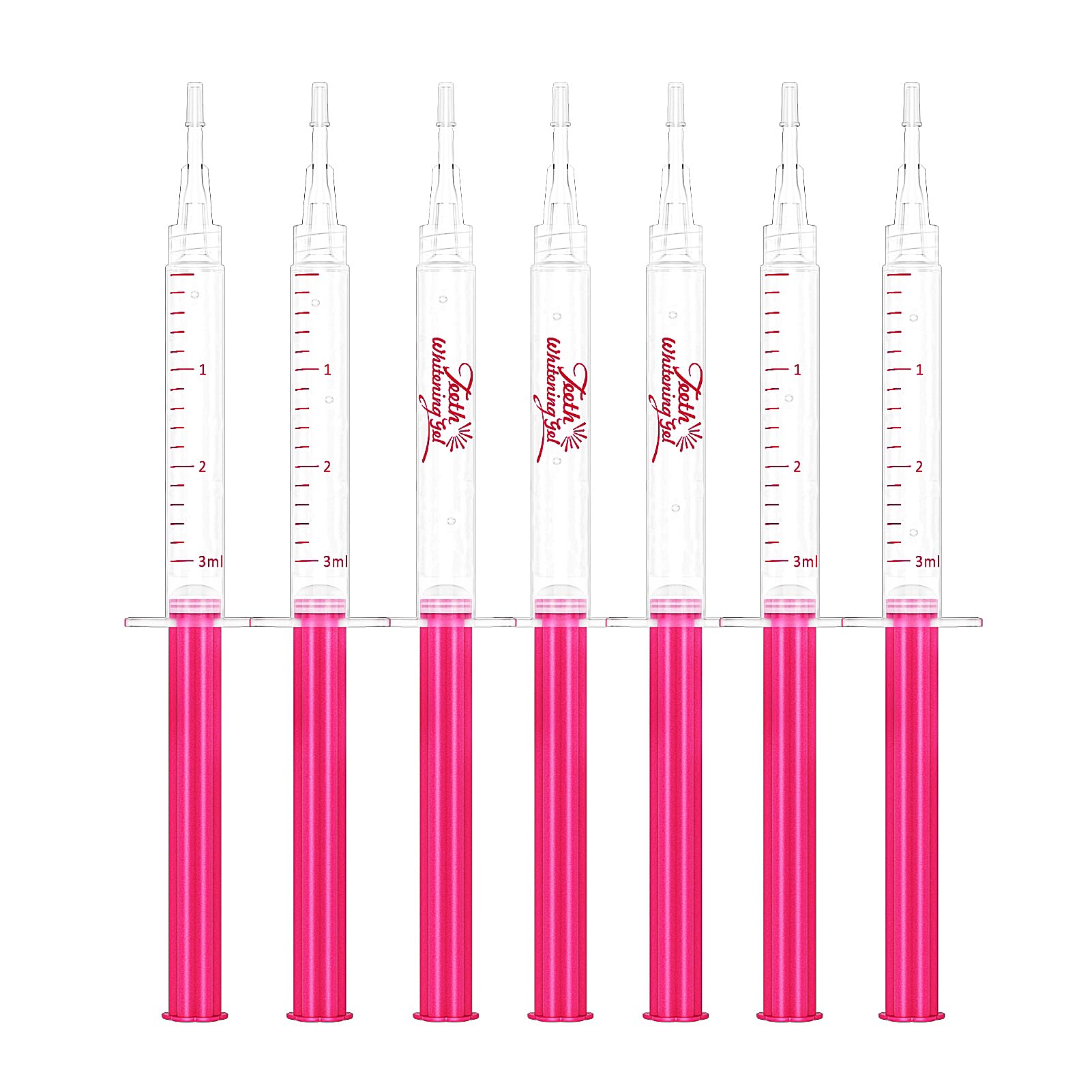 44% Carbamide Peroxide Teeth Whitening Gel - 7 Pack (7x3ml) for Dental Trays | Fast-Acting Tooth Bleaching Gel with Syringe Dispenser | Professional Grade & Safety Certified | Perfect for Home Whitening & Special Occasions