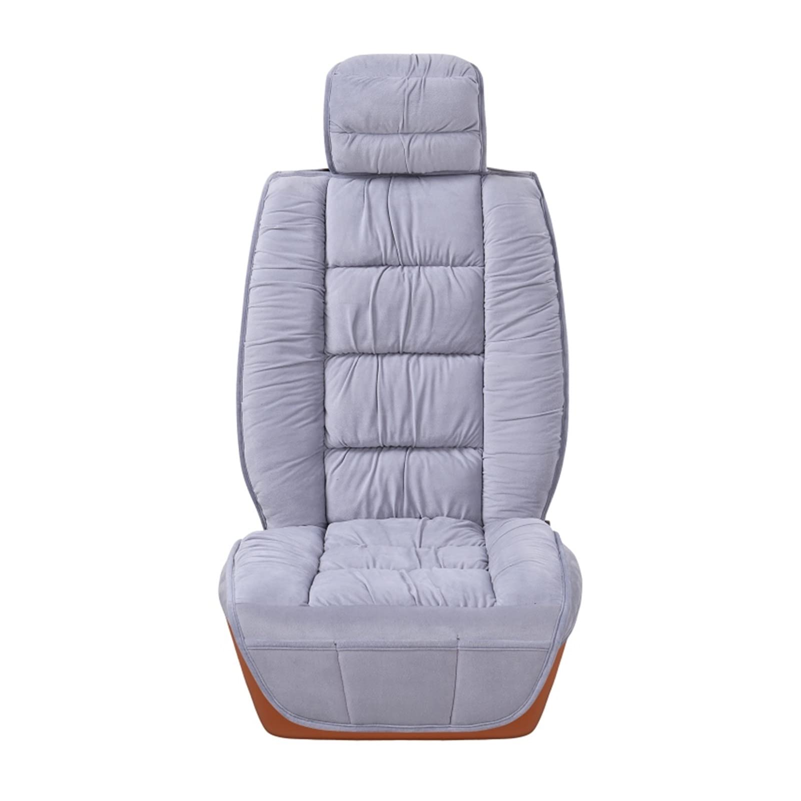Premium Faux Fur Thicken Plush Car Seat Cover Protector for SUV & Cars - Universal Fit, Soft & Durable Interior Accessories (Titanium) - Perfect for Winter Comfort & Stylish Car Decor