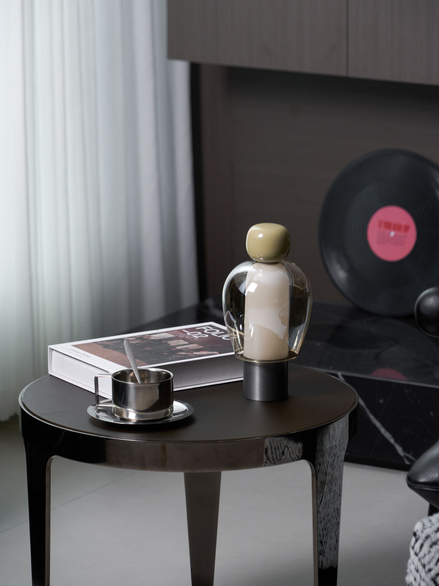 Lumina Joy Table Lamp - Modern LED Nightstand Lamp with Touch Control, Dimmable Warm White Light for Bedroom, Living Room, Office - Perfect for Reading, Relaxing & Decor