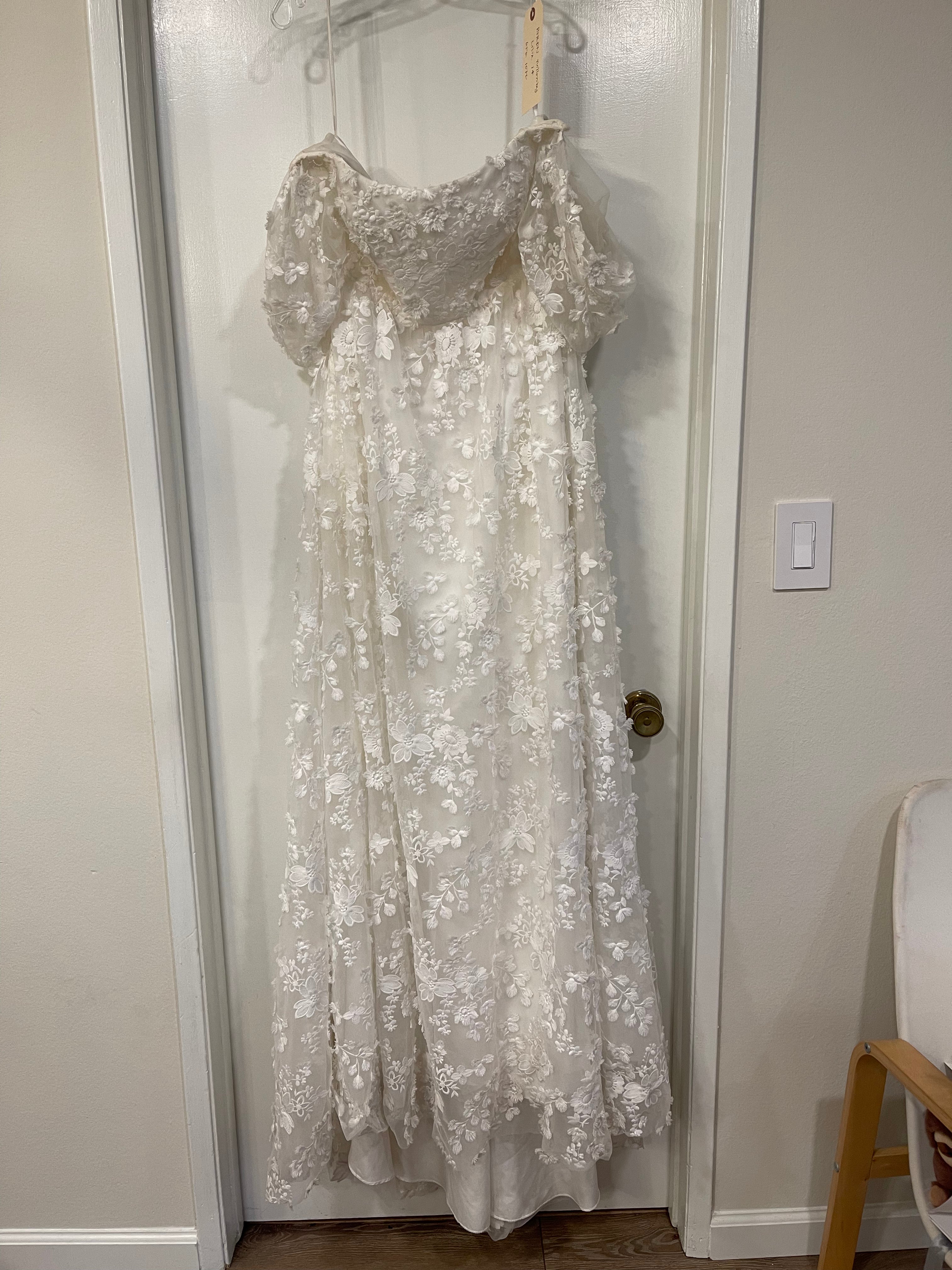 BHLDN Willowby Lilia Gown - Elegant Wedding Dress with Lace Details for Bridesmaids & Formal Events | Perfect for Beach Weddings & Evening Galas