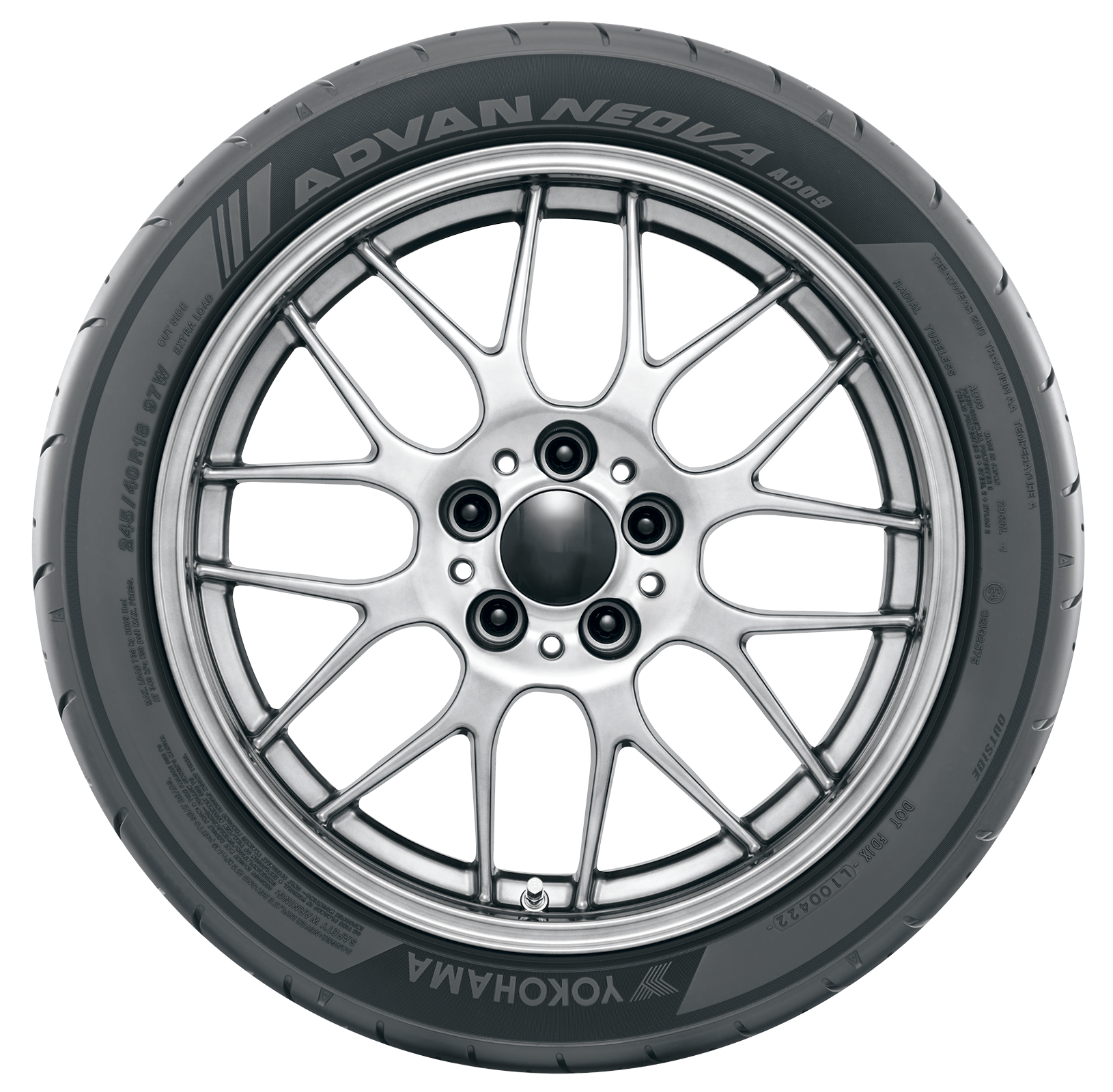 Advan Neova AD09 235/40R18 95W XL High Performance Tires - All-Season Ultra Grip for Sports Cars & Luxury Sedans - Perfect for Daily Commuting & Highway Driving
