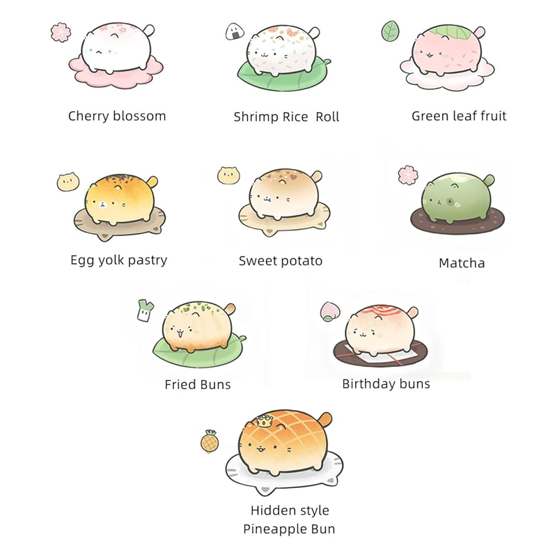 Cat Energy Cat Dumpling Series Blind Box - Collectible Cute Cat-Themed Surprise Toys for Kids & Adults | Perfect for Gifts, Party Favors, and Display Collections