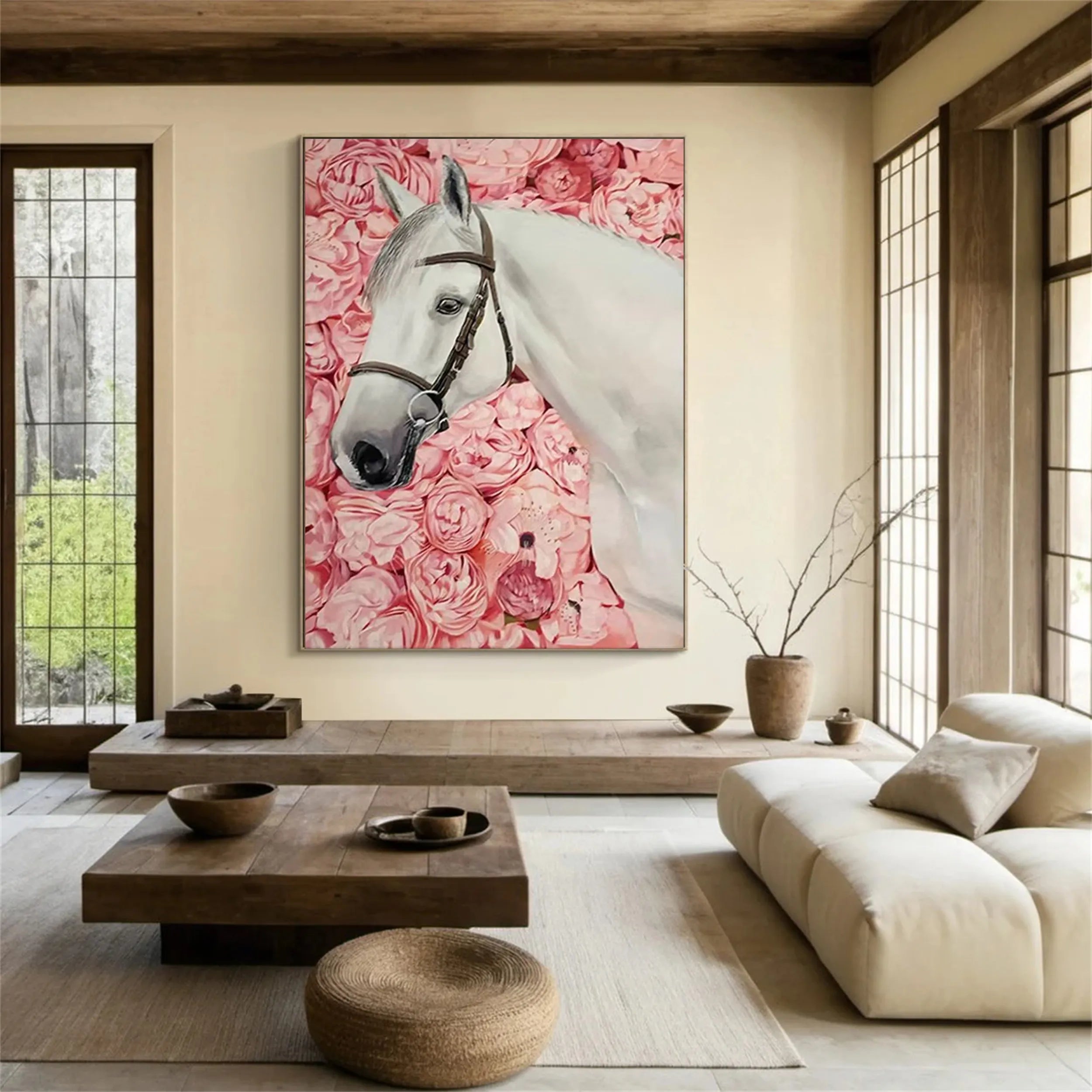 Animal Art Painting #AP027 - Handmade Canvas Wall Decor for Living Room, Bedroom & Office - Wildlife & Nature Inspired Artwork