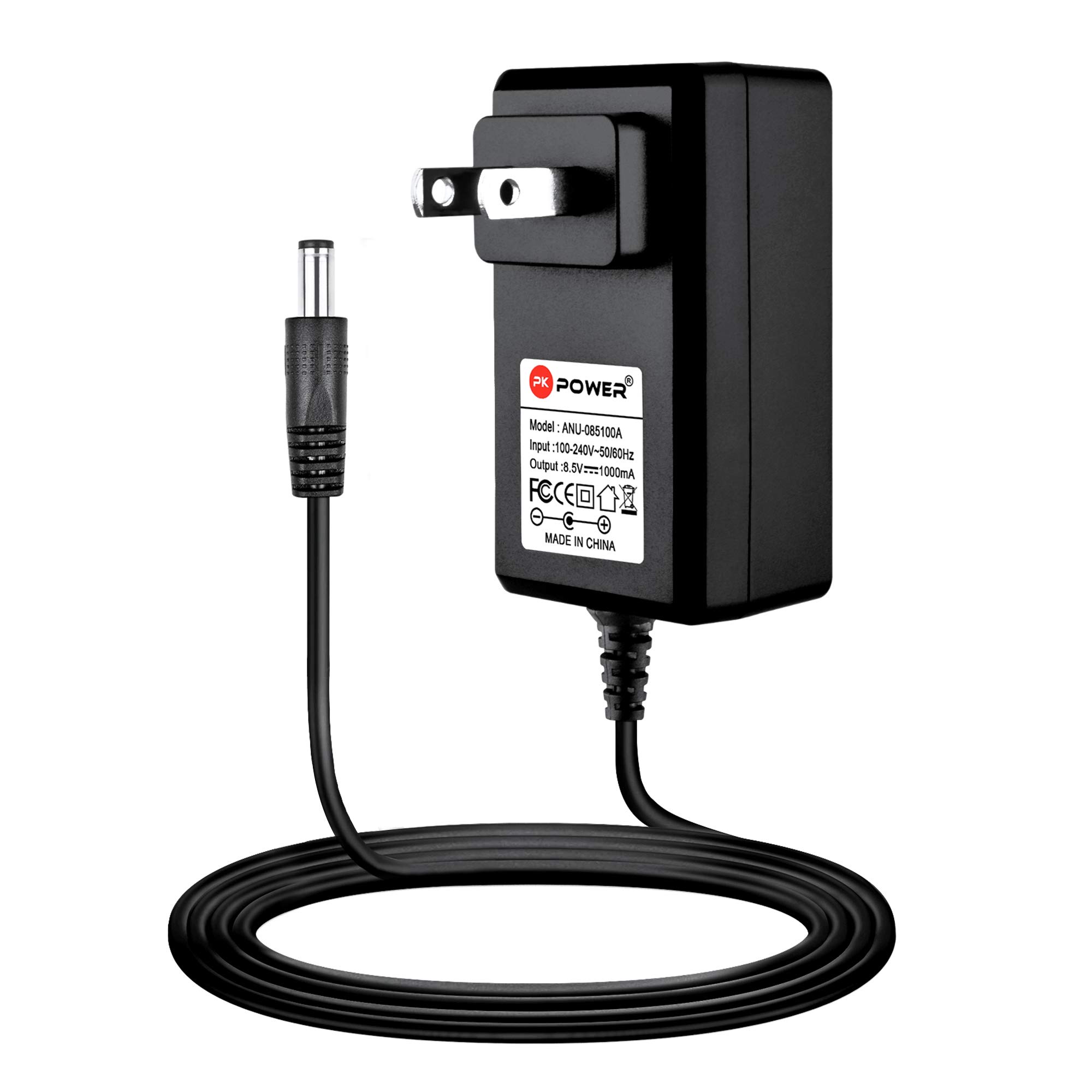 PKPOWER AC/DC Adapter Charger for Pure-Wave PADO CM-05 CM-07 Cordless Massager - Power Supply for Facial & Body Massage Motor Model FJ-SW08510000DU | Home Spa & Beauty Salon Use