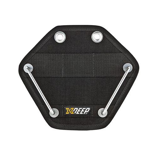 XDeep Additional Butt Plate for Sidemount Harness - Durable Scuba Diving Accessory for Enhanced Comfort & Stability | Perfect for Technical Diving & Cave Exploration