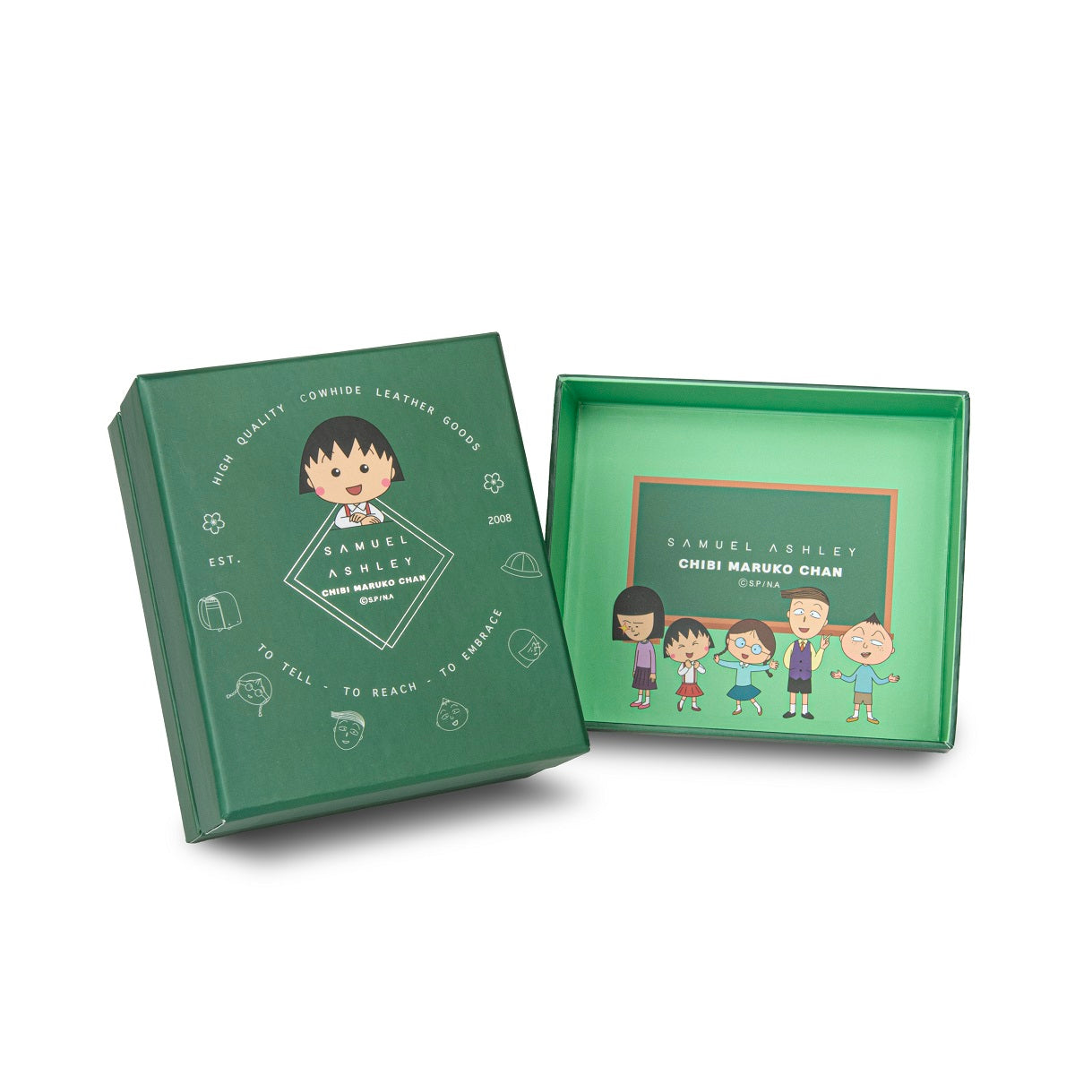 Samuel Ashley x Chibi Maruko Chan Anime Leather Keychain Charm - Cute Japanese Cartoon Character Accessory for Keys, Bags & Backpacks | Perfect Gift for Anime Fans & Kawaii Lovers
