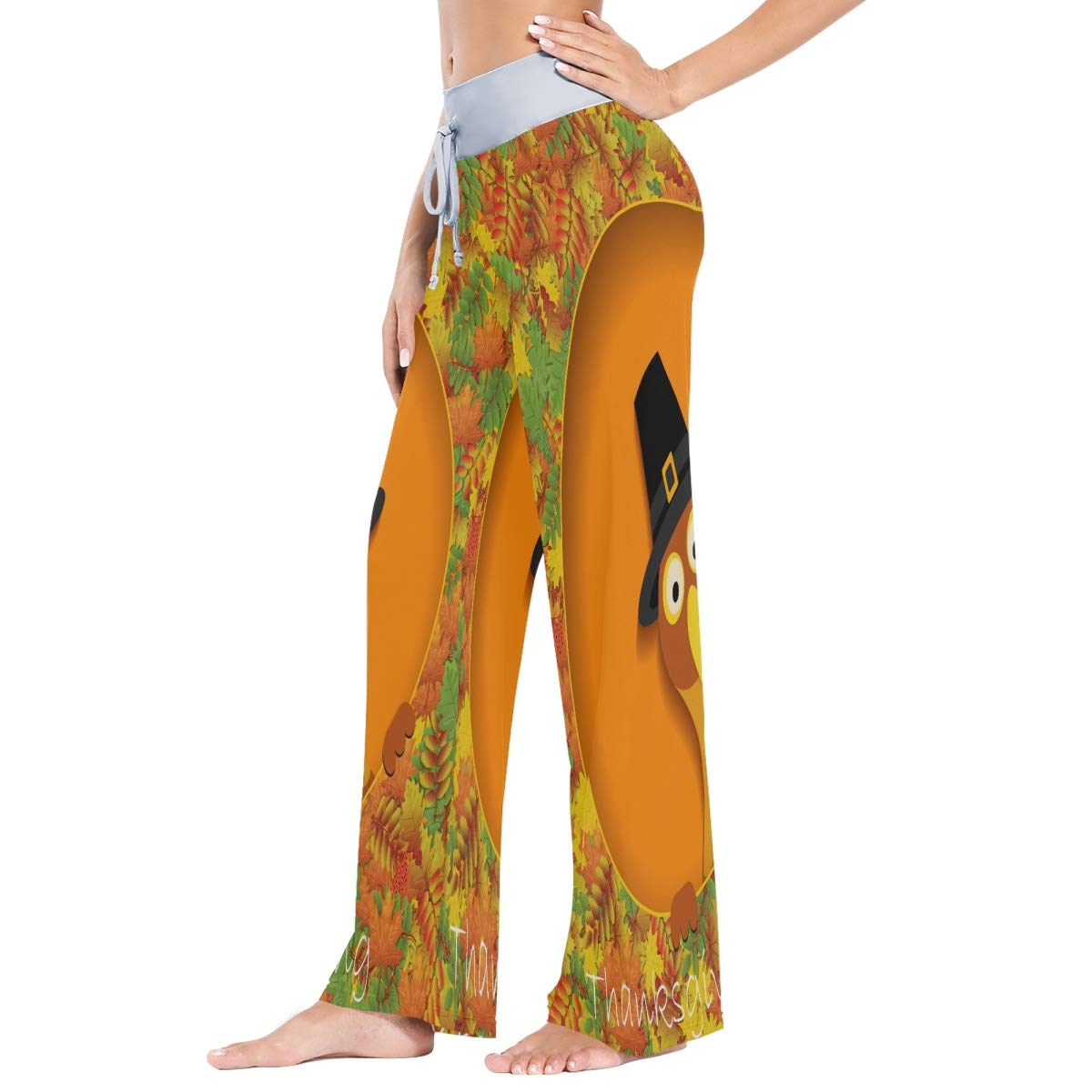 ALAZA Women's Lounge Pants - Soft Stretchy Sleepwear Pajama Pants with Wide Leg for Comfortable Relaxation at Home, Yoga, and Travel