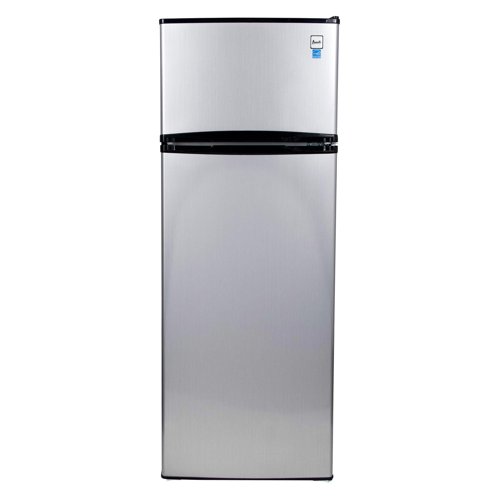 Avanti RA733B3S 7.3 Cu. Ft. Compact Refrigerator - Energy Efficient Apartment Fridge with Freezer for Small Spaces, Dorms & Studio Kitchens