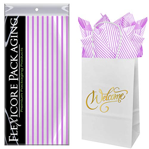 Lilac Purple Pin Stripe