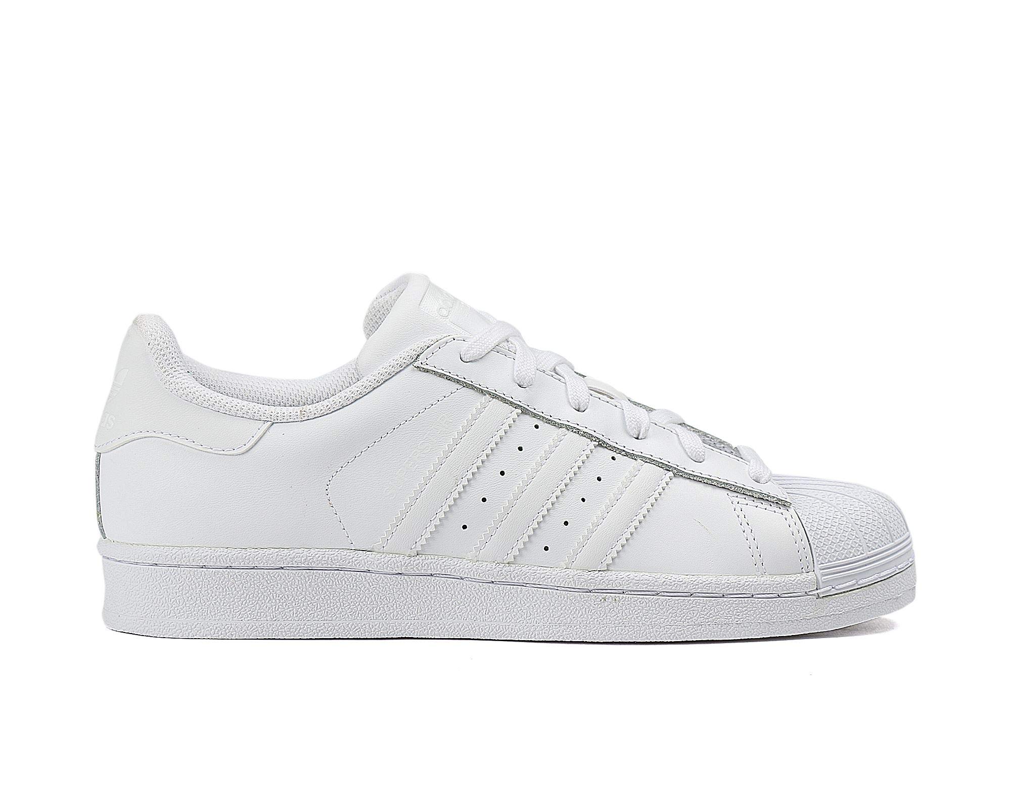 Adidas Originals Men's Legacy Superstar Sneakers - White Casual Shoes Size 8.5 | Classic Comfort for Everyday Wear, Gym & Street Style