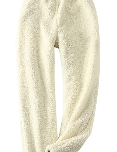 Snoly Women's Winter Fleece Sweatpants - Thermal Sherpa Lined Jogger Pants for Running, Yoga & Lounge - Candy Colors (Perfect for Cold Weather Workouts & Cozy Home Wear)