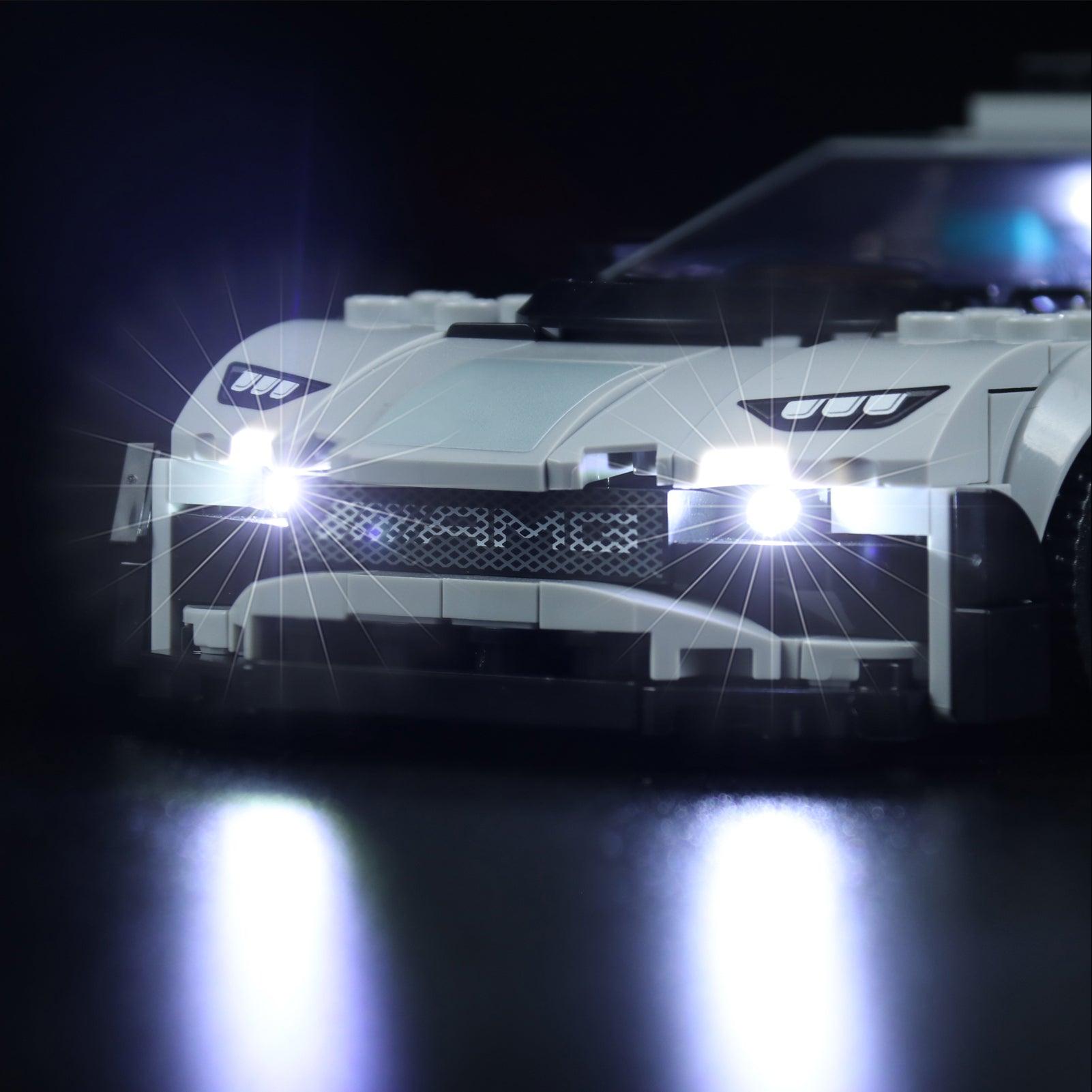 Best Light Kit for LEGO Speed Champions Mercedes AMG 76909 - DIY Car Model Lighting Set for Display & Night Showcase