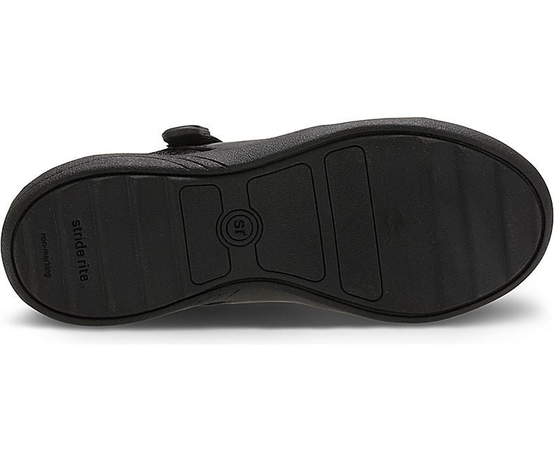 Stride Rite M2P Jules Black Mary Jane Shoes for Toddlers & Kids - Perfect for School, Parties & Everyday Wear