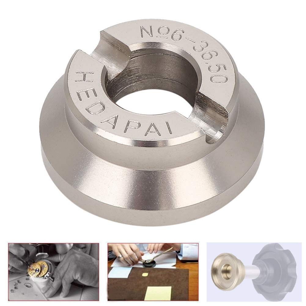 36.5mm Watch Back Case Opener Die - Professional Watchmaker Repair Tool for Opening/Closing Watch Cases, Battery Replacement & Band Adjustment - Perfect for Watch Repair, Maintenance & Jewelry Making