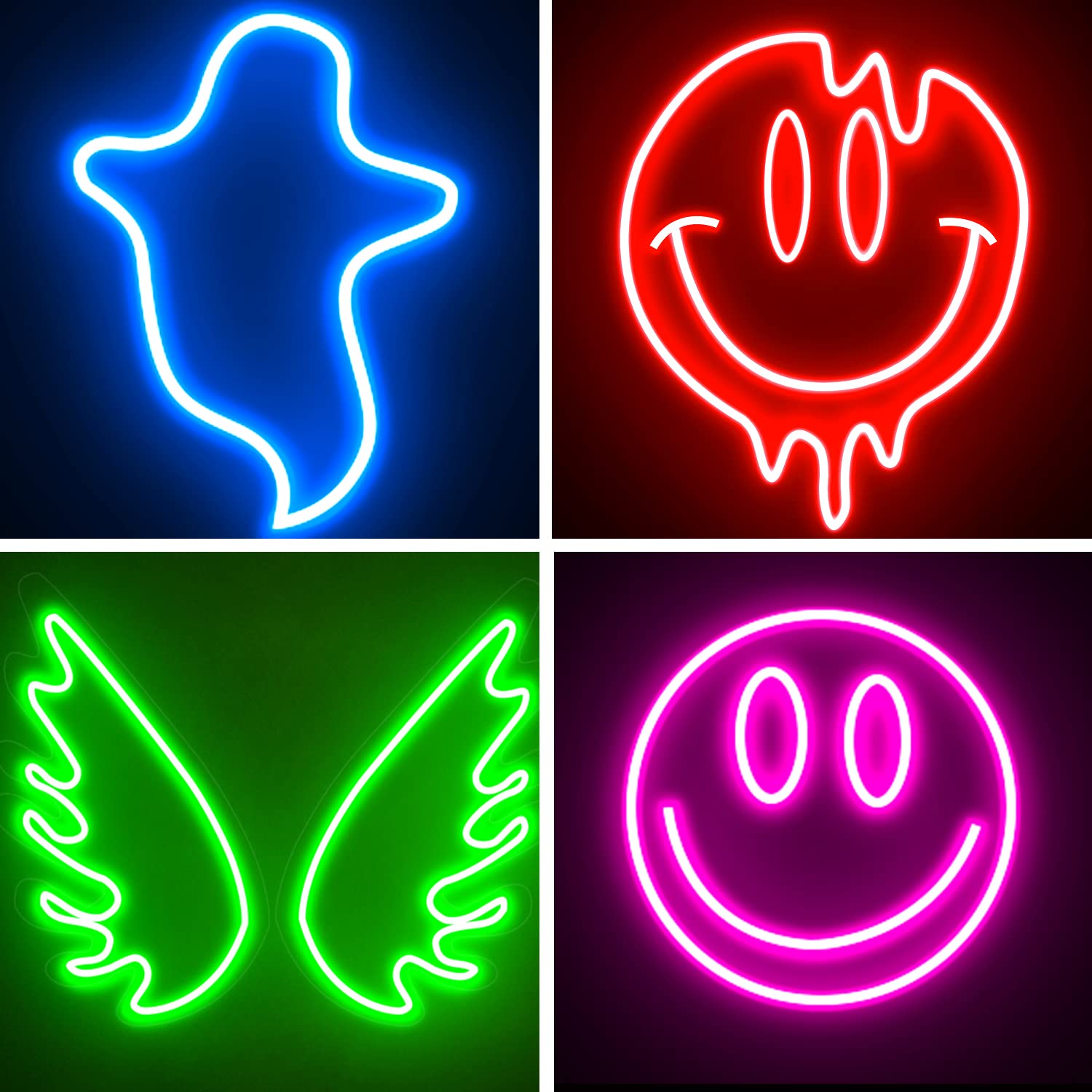 16.4ft LED Neon Strip Lights with Remote & APP Control, IP65 Waterproof 24V RGB Flexible Rope Lights for Bedroom, Party, Outdoor Decor - Perfect for Home, Bar, Wedding, and Holiday Lighting
