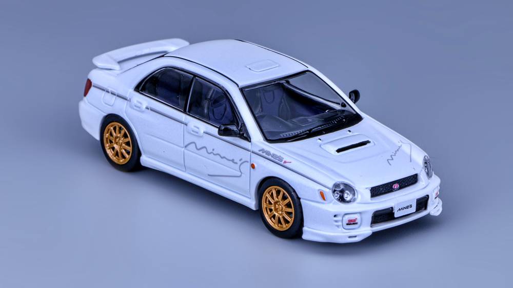 1:64 SUBARU Impreza WRX STi Mines S202 Diecast Model Car - Collectible Miniature Toy for Hobbyists & Car Enthusiasts - Perfect for Display, Gifts, and Racing Game Scenes