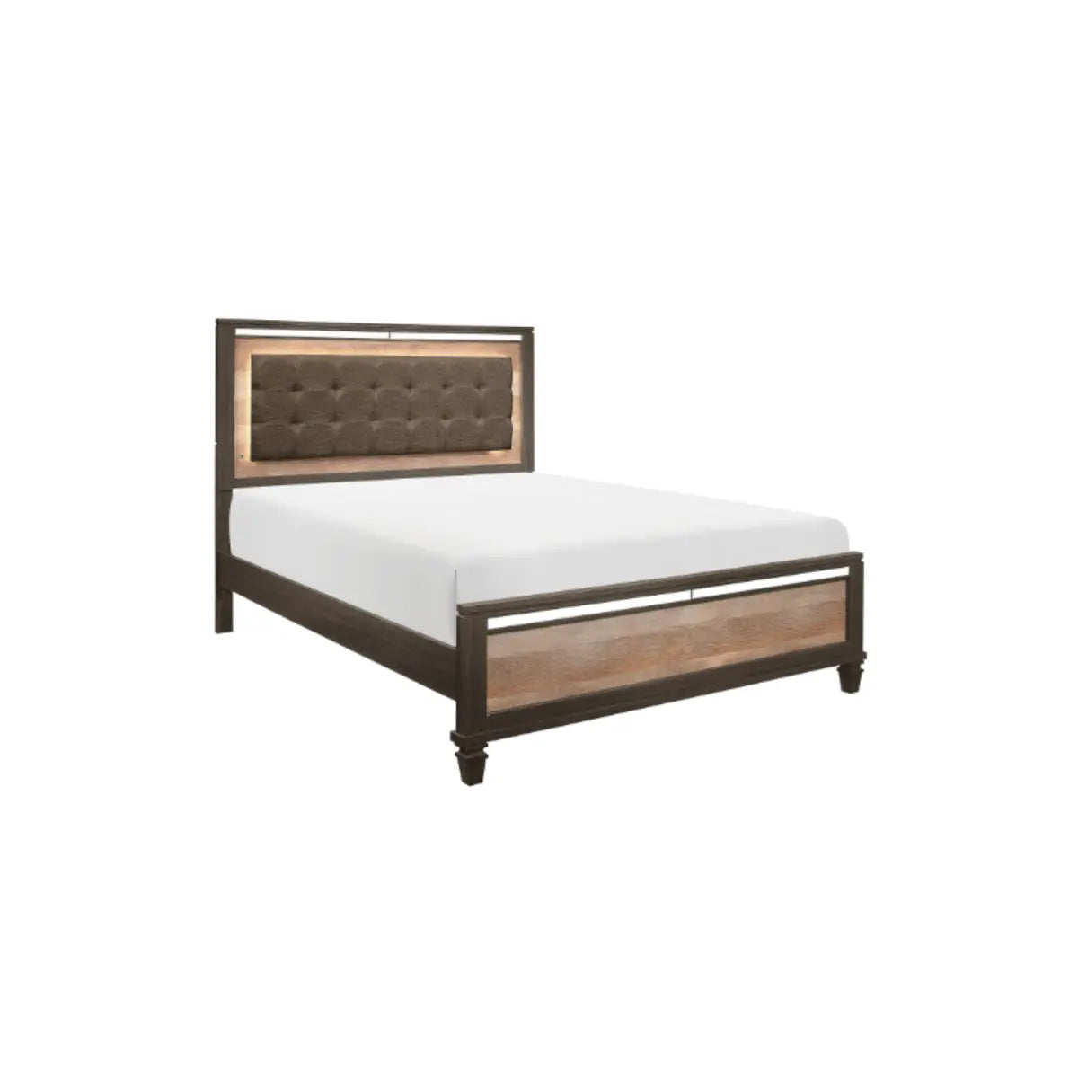 Danridge 1518 King Size Bedroom Set - Modern Bed Frame, Nightstands & Dresser - Perfect for Master Bedroom & Guest Room Decor