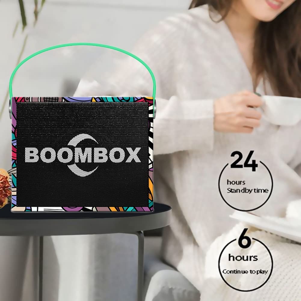 Yoligan Bluetooth Speakers - Stereo Wireless Outdoor Portable Speaker with Enhanced Bass, Waterproof Design, Perfect for Camping, Travel, Hiking, and Beach Parties (Green)