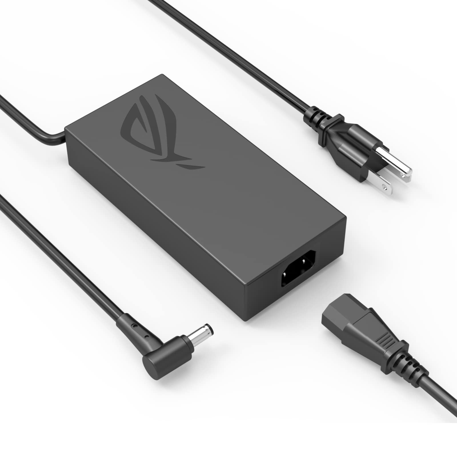 240W ASUS ROG Zephyrus Laptop Charger - Compatible with G14 G15 G16 S15 S17 M15 M16 GX550LXS RTX2080 & Strix Scar 15/17 - Fast Charging Power Adapter (ADP-240EB B Model) - Perfect for Gaming, Work & Travel