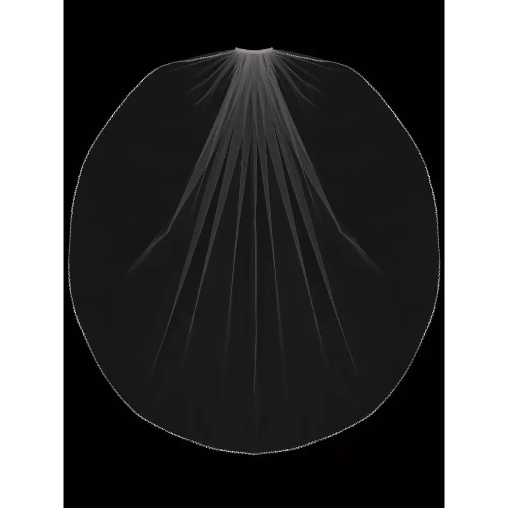 Elegant Bridal Veil with Lace Trim - V2380SF | Perfect for Weddings, Bridal Showers & Formal Events