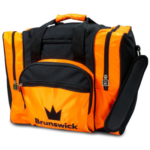 Brunswick Single Tote Bag - Orange & Black Colors | Durable & Stylish Carryall for Work, Gym & Travel | Perfect for Everyday Use & Outdoor Activities