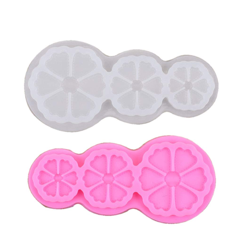 Handmade Six-Petal Flower Resin Mold for Jewelry Making - Floral Earrings, Keychains & Pendants - Epoxy Resin Crafting Tools for DIY Accessories (Perfect for Earring Making, Keychain Charms & Unique Gift Creations)