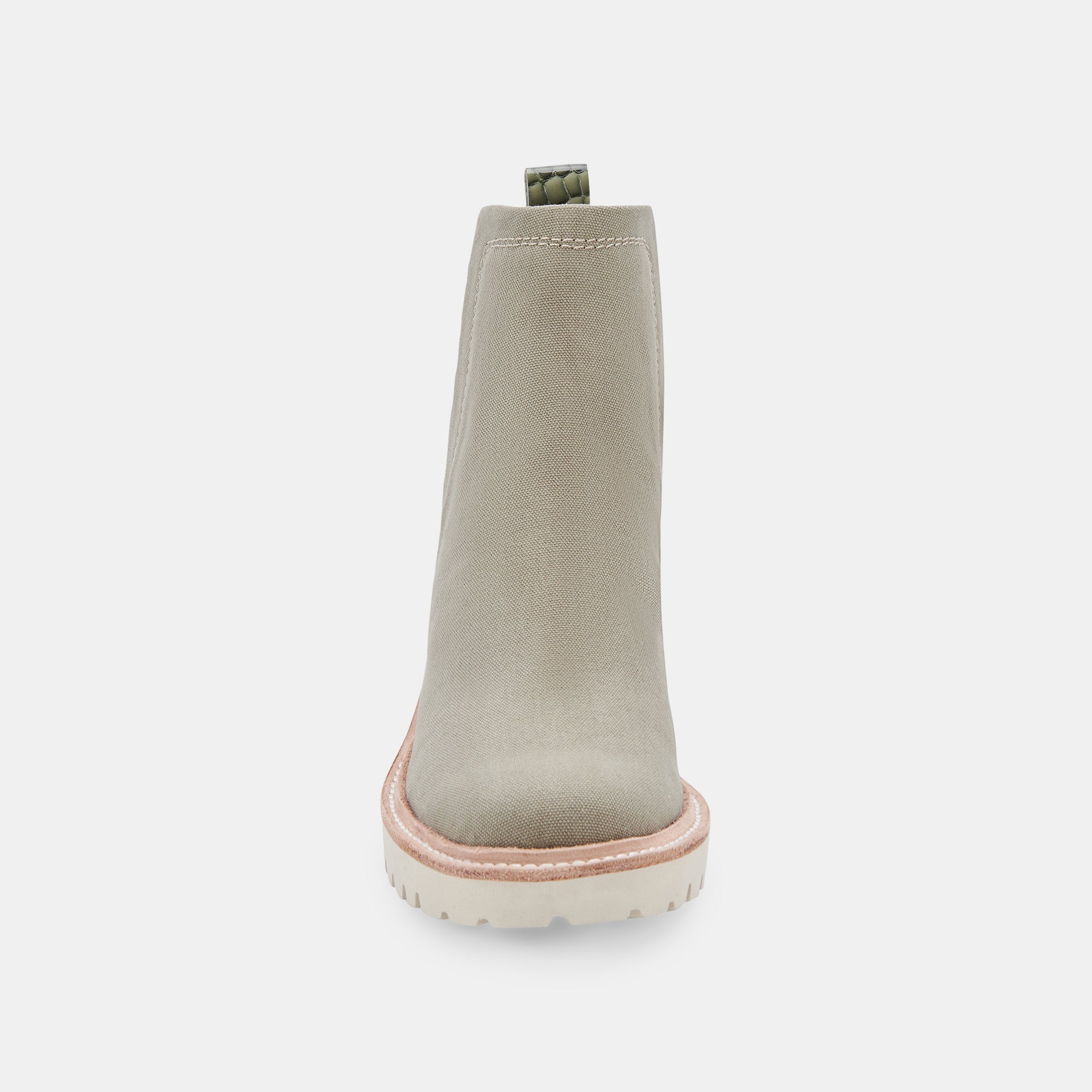 HUEY BOOTIES SAGE CANVAS Shoes - Women's Lightweight Slip-On Booties for Casual Wear | Comfortable & Stylish Footwear for Everyday Outfits & Outdoor Activities