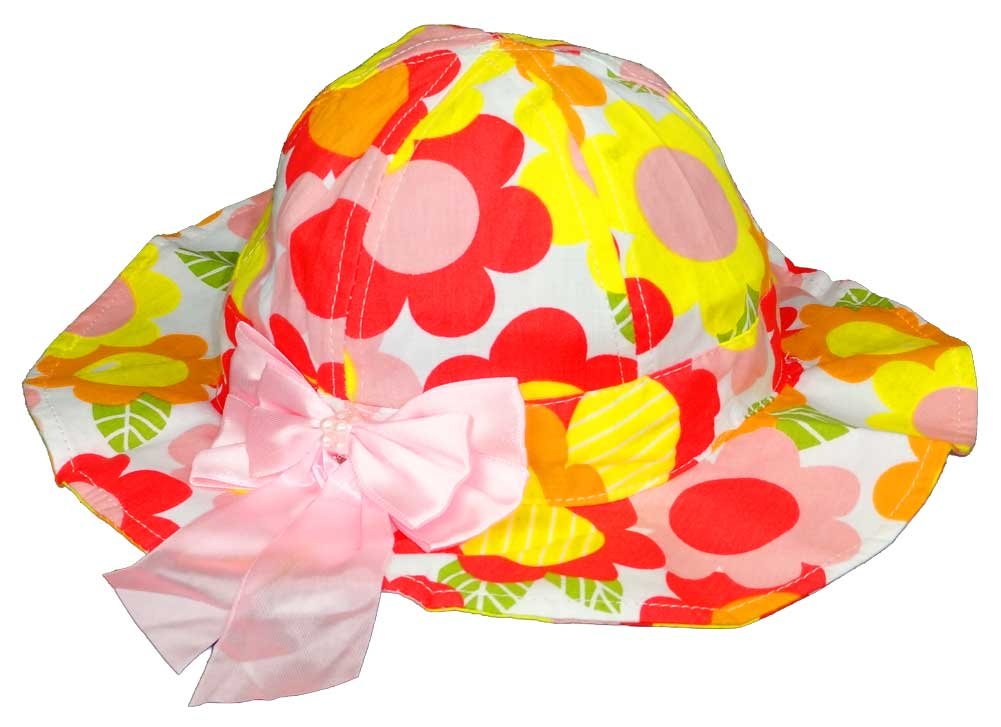Subtle Addition Baby Cotton Beach Hats - Soft & Breathable Sun Protection for Infants - Perfect for Beach Outings, Pool Parties & Summer Adventures