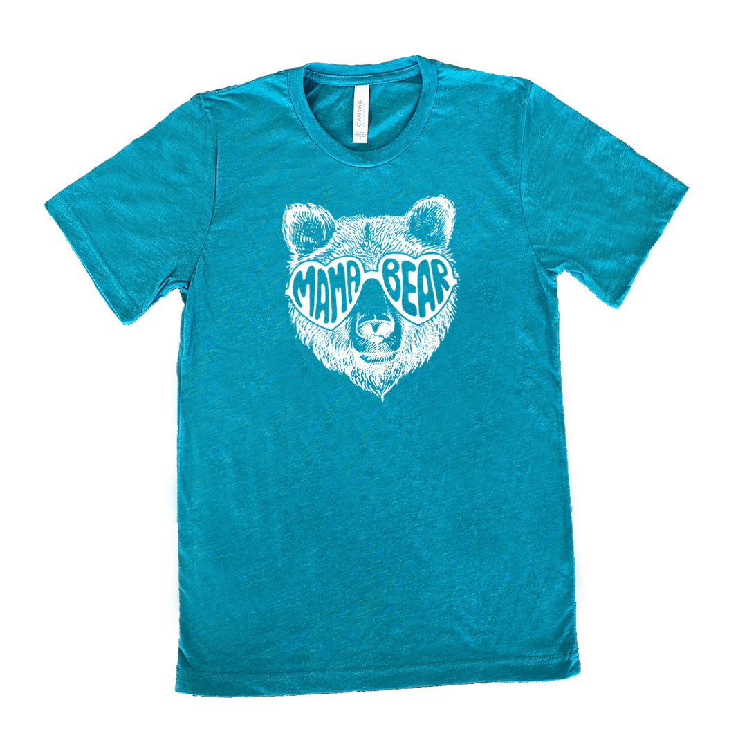 Comfortable Mama Bear Graphic T-Shirt - Unisex Casual Tee for Women & Men - Perfect for Family Outings, Parenting Events & Everyday Wear