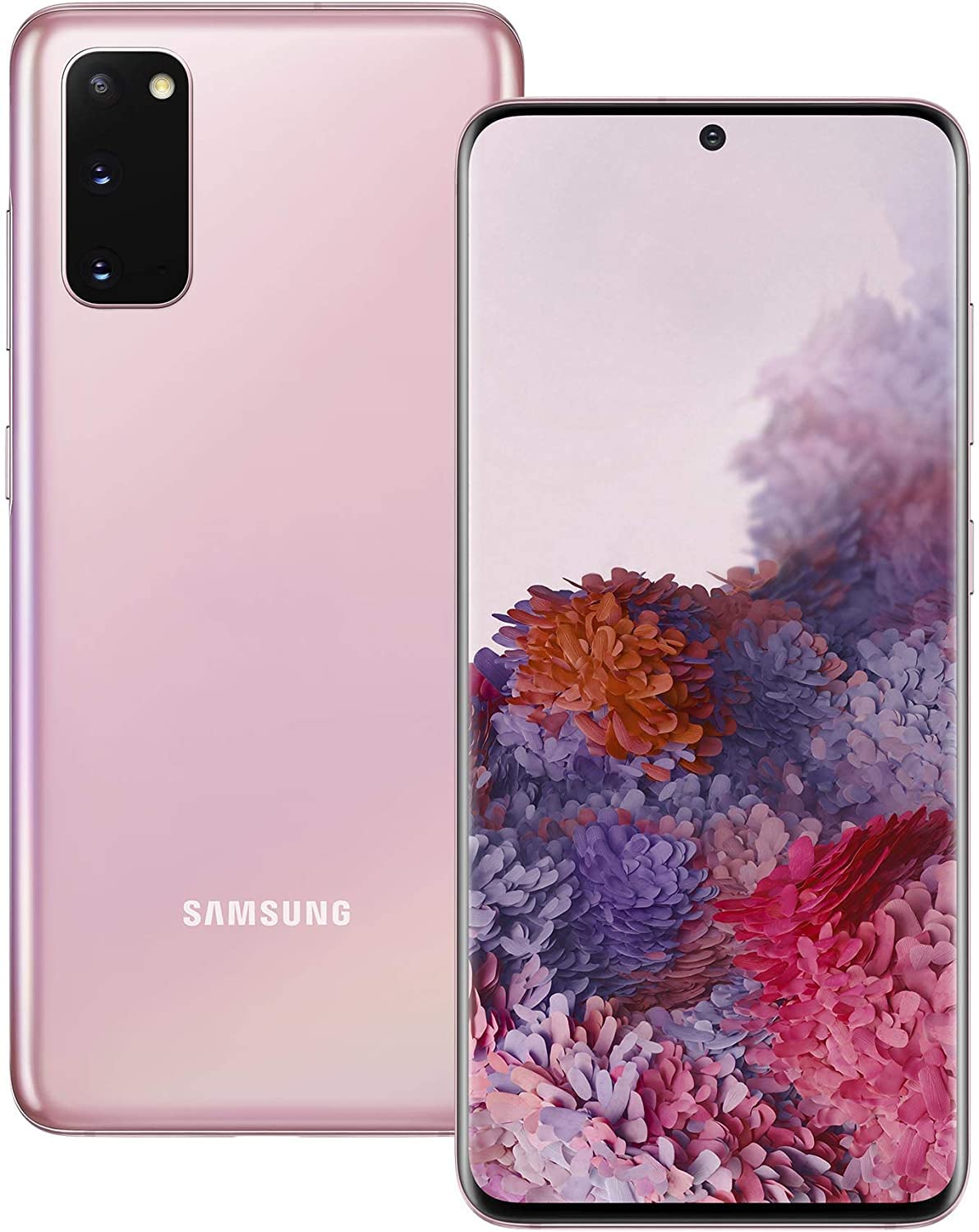 Samsung Galaxy S20 5G Unlocked Smartphone 128GB Cloud Pink - Renewed Premium Refurbished Phone for AT&T T-Mobile Verizon | Perfect for Streaming, Gaming & 5G Connectivity