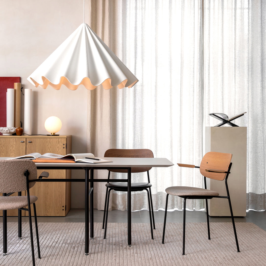 Modern Upholstered Dining Chair with Armrests - Comfortable & Stylish Seating for Kitchen, Dining Room, and Home Office