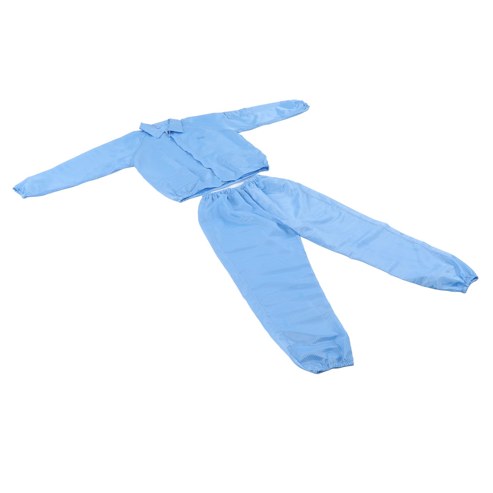 High-Quality Workshop Split Clothes - Comfortable Non-Tight ESD Coat for Bioengineering | Premium Polyester Fabric | XXL Size | Perfect for Cleanroom, Laboratory & Medical Work Environments