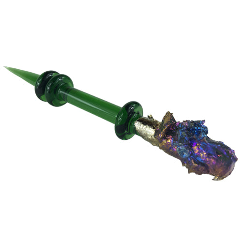 Tony Kazy Glass Dabber - Premium Borosilicate Glass Nail for Dabbing - Perfect for Concentrates, Wax, and Oil - Ideal for Home Use & Portable Sessions